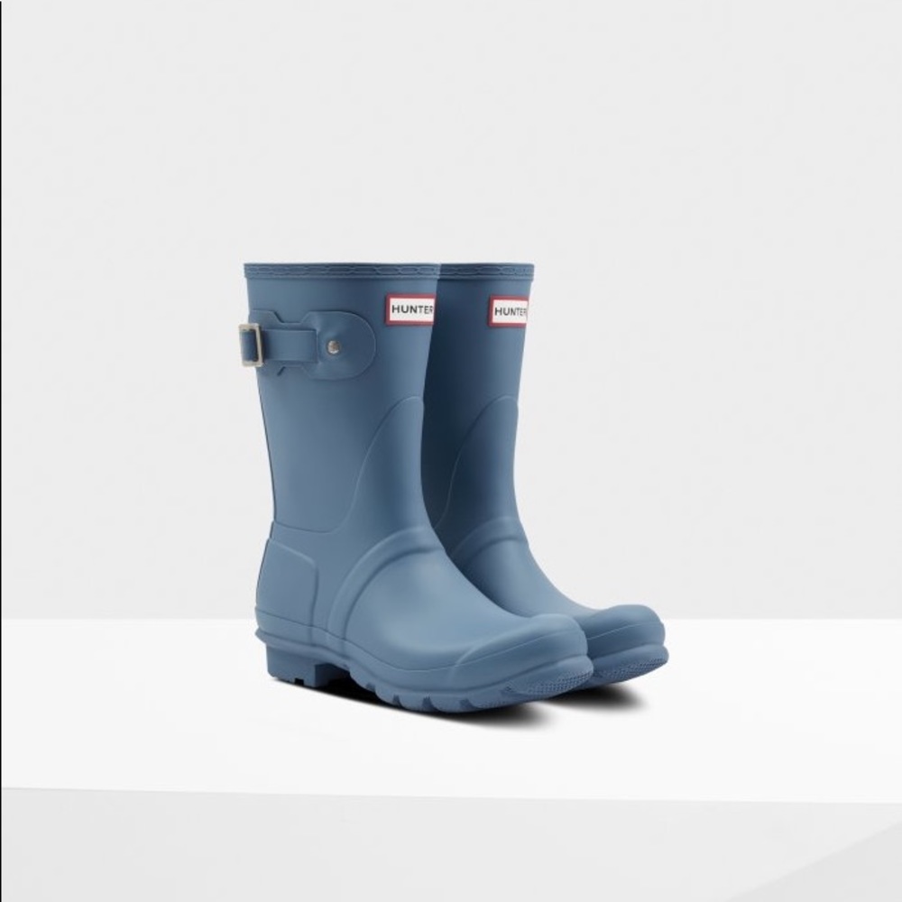 Blue Hunter Rain Boots